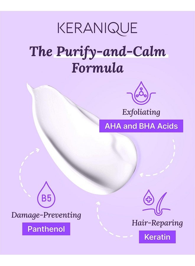 Keranique Scalp Restoring Conditioner for Women - Moisturizing & Exfoliating Conditioner for Dry Scalp - Sulfate-Free, Gentle for Colored Hair - Deep Conditioner for Damaged Hair with Keratin - Image 3