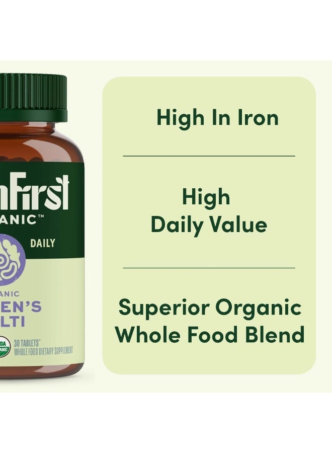 EarthFirst Organic Organic Women's Multi 30 Tablets for Women - Image 3