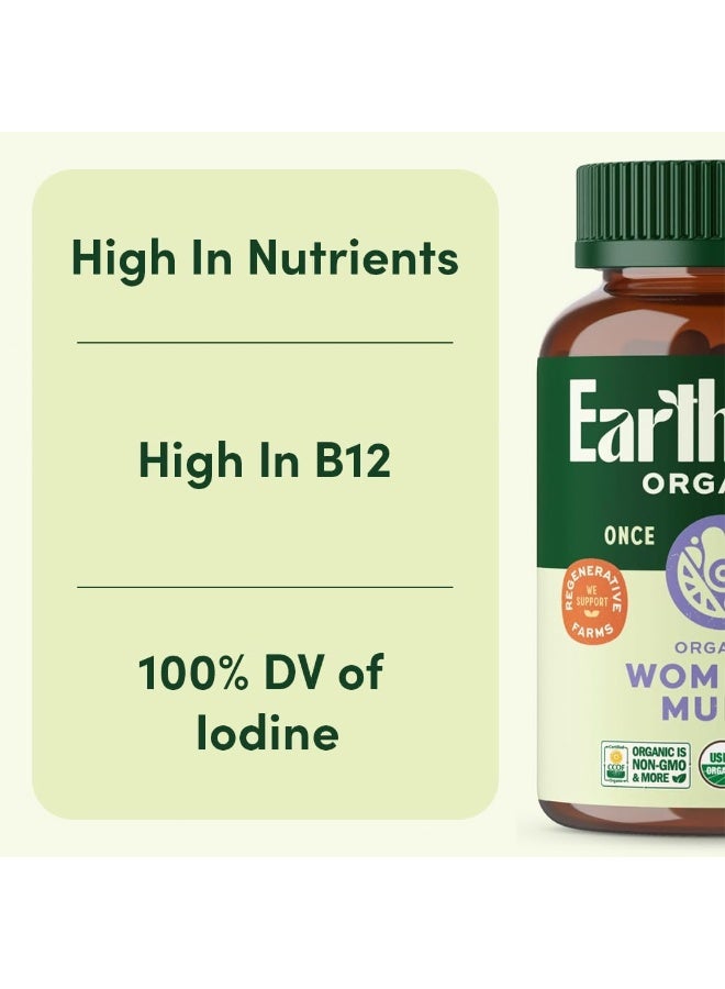EarthFirst Organic Organic Women's Multi 30 Tablets for Women - Image 2