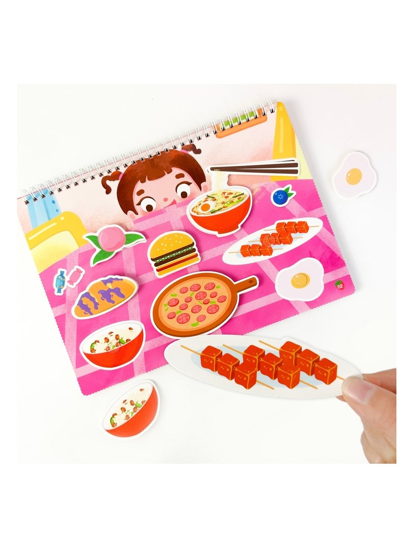 Busy Book with Life-themed Content, Preschool Learning Toy Book for Children, Early Education and Enlightenment Quiet Book - Image 5