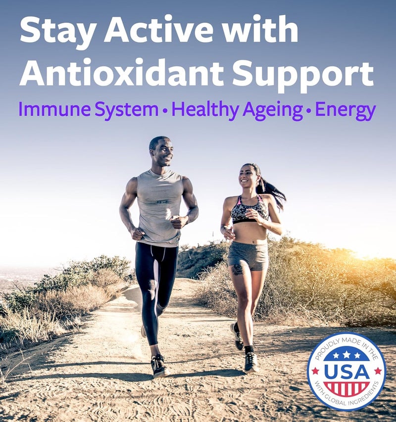 Healths Harmony Super Antioxidants Supplement  Powerful Super Food Antioxidant Daily Blend  Acai Berry Goji Pomegranate  Trans Resveratrol  Herbal and Fruit Formula For Women and Men  Skin Care  180 Capsules - Image 3