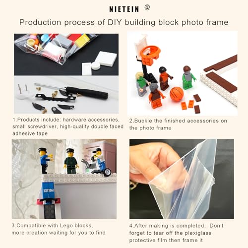 NIETEIN Fun Creative Picture Frame Wall/Tabletop Photo Frame Gift Home Decor (Pic-15) - Image 5