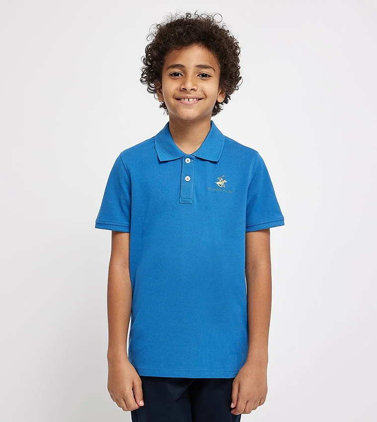 بيفرلي هيلز بولو كلوب تيشيرت بولو بأكمام قصيرة من بيفيرلي هيلز بولو كلوب