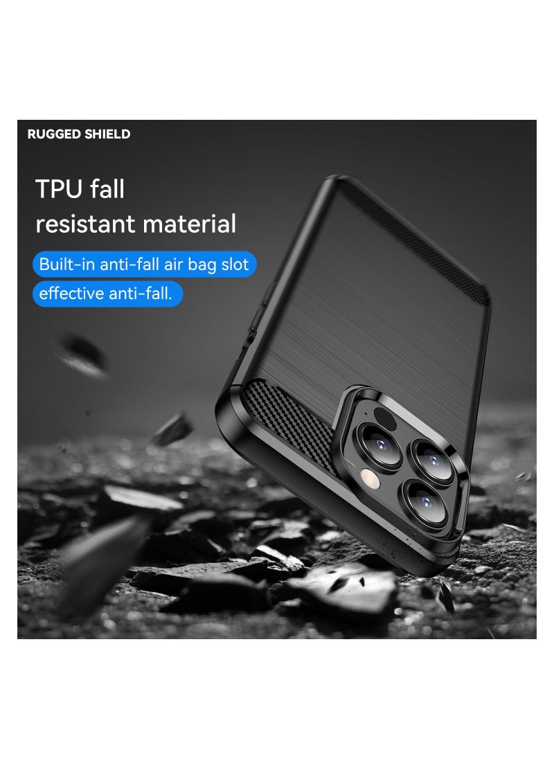 Fankalo Phone Case for Apple iPhone 13 Pro Soft TPU Brushed Texture Anti-Slip  - Image 3