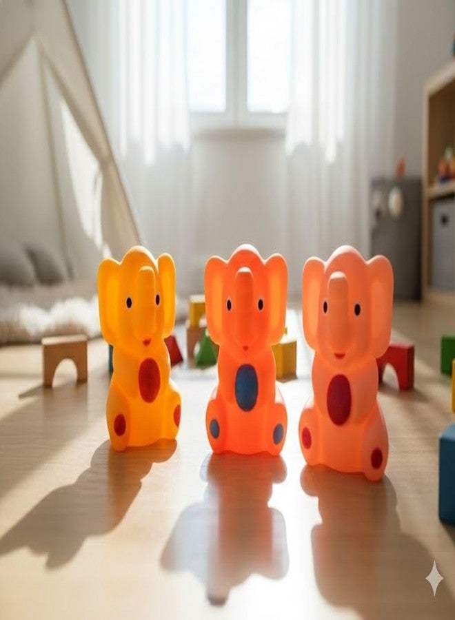 Bigwheels Set of 3 Baby Animal Toy SC-144 BPA Free NonToxic with ChuChu Sound for Children - Image 4
