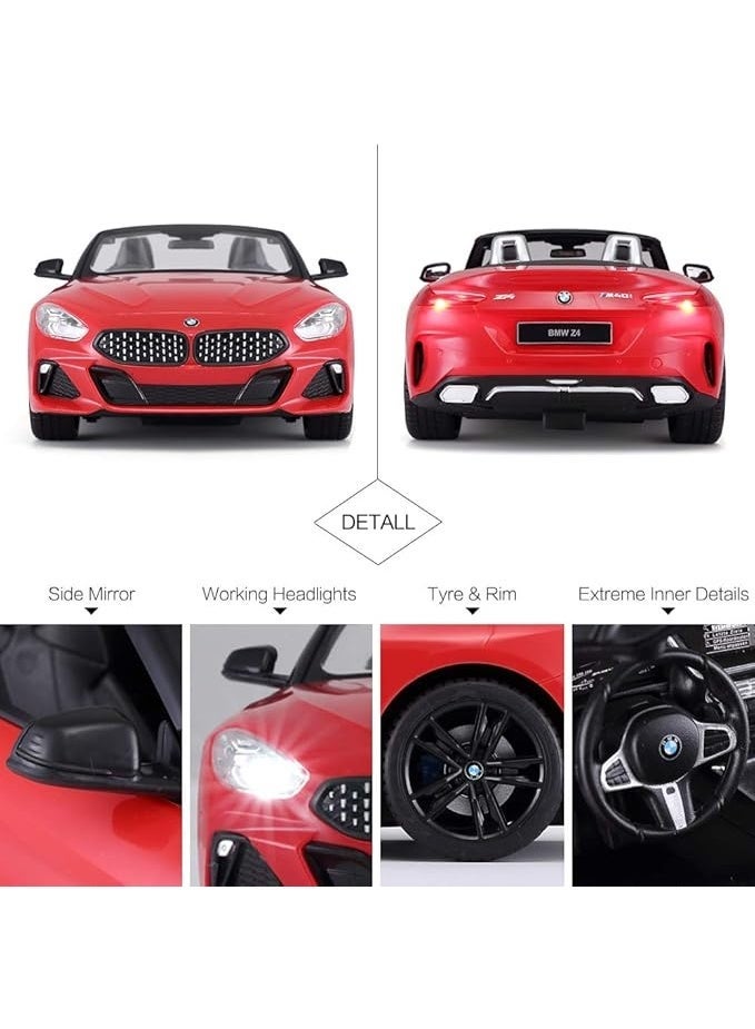 BMW RASTAR BMW Remote Control Cars, 1/14 RC BMW Z4 Roadster Convertible BMW Toy Car - Red/2.4GHz, Gifts for Kids Boys - Image 2