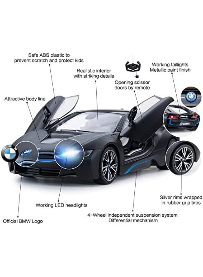 BMW RASTAR BMW Remote Control Cars, 1/14 RC BMW Z4 Roadster Convertible BMW Toy Car - Black/2.4GHz, Gifts for Kids Boys - Image 2