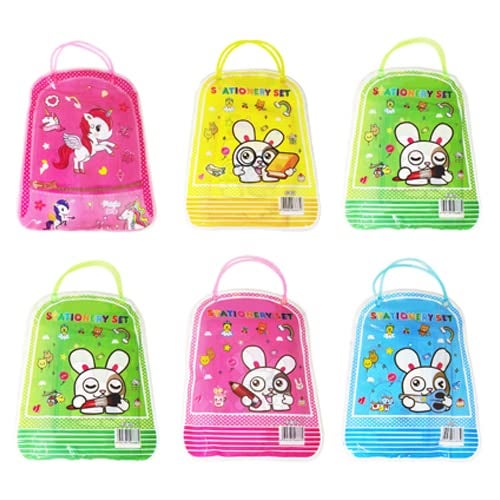 PARTEET Mix Stationery Gift Set In A Bag For Kids (Multi Color, Pack Of 6, Fabric, Modern, Multicolor) - Image 5