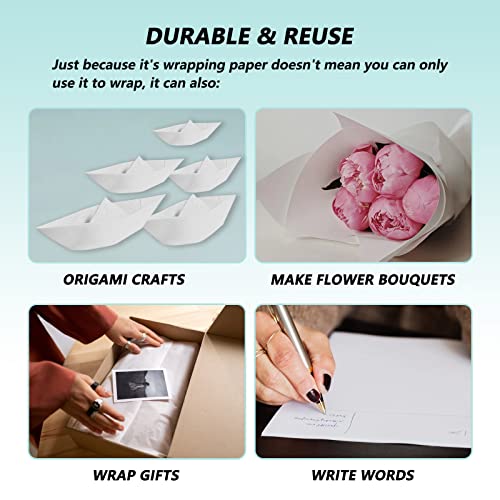 Choary Packing Paper Sheets for Moving,Newsprint Packing Paper for Shipping, Wrapping,Fill the Moving Boxes and Protect Fragile Items (110 Sheets, 27”x15”) - Image 3