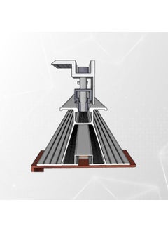 Matech Solar Panel Mounting Profile - Aluminum (60CM)  - Image 4