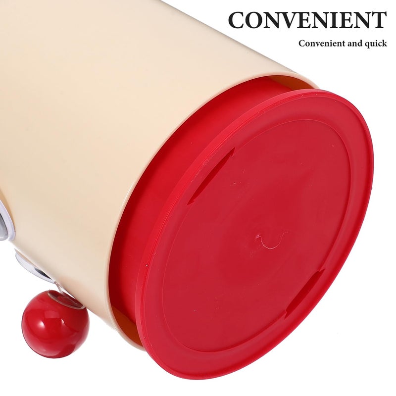 Cartoon Press Lid Mini Trash Can Small Plastic Wastebasket For Office Desk Bathroom - Image 4