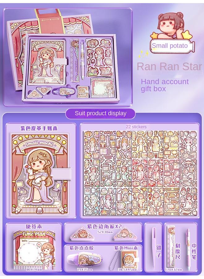 Bluejw Children's Day Gift New Smart Sister Folding Ears Sister Net Red Hand Account Suit Gift Box Girl Cute Hand Account - Image 1