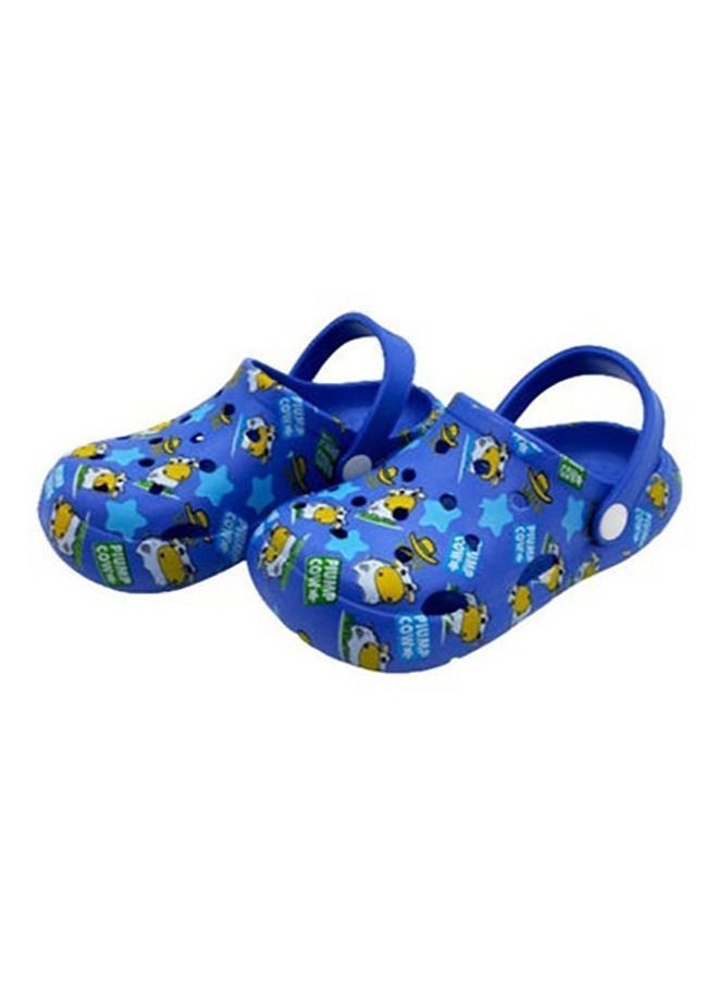 Generic Nonslip Shower Pool Cartoon Clogs Blue  - Image 4