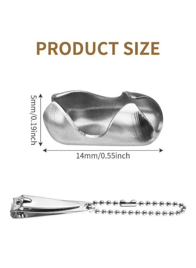 SUNSAR 20 Pcs Stainless Steel Roller Blind Ball Chain Cord Connector Clips for Blind Pull Cord，Necklaces Bracelets DIY Jewelry Accessories - Image 2