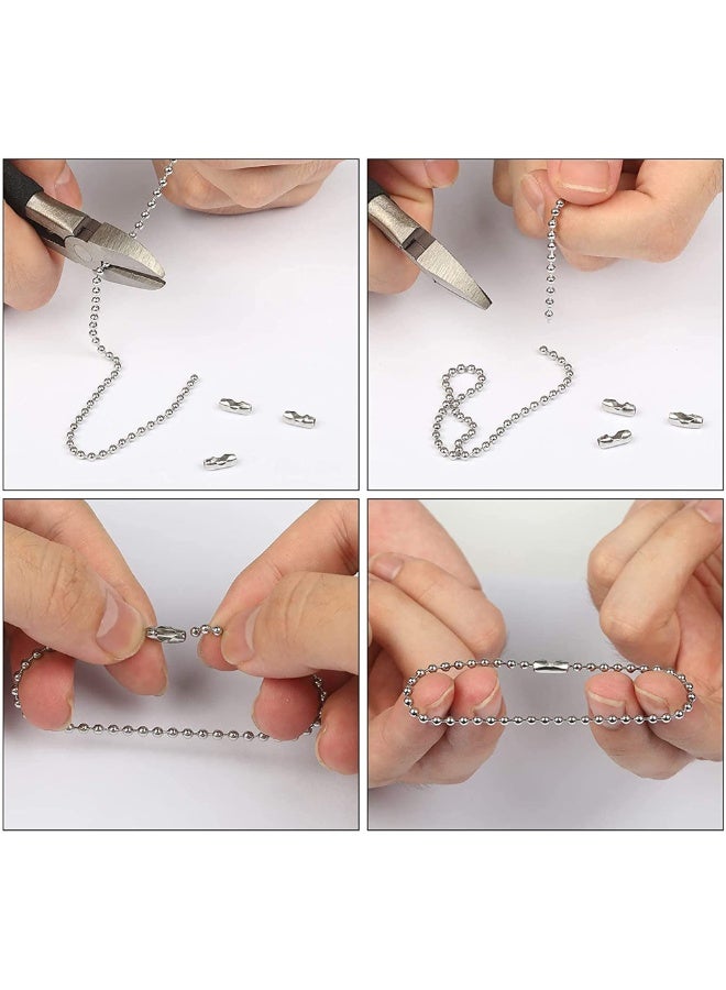 SUNSAR 20 Pcs Stainless Steel Roller Blind Ball Chain Cord Connector Clips for Blind Pull Cord，Necklaces Bracelets DIY Jewelry Accessories - Image 4