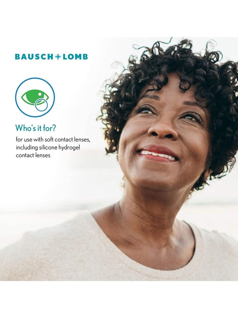Biotrue - 2-Piece Bausch + Lomb Multi-Purpose Lens Solution With 2 Lens Cases 2x300ml - Image 1