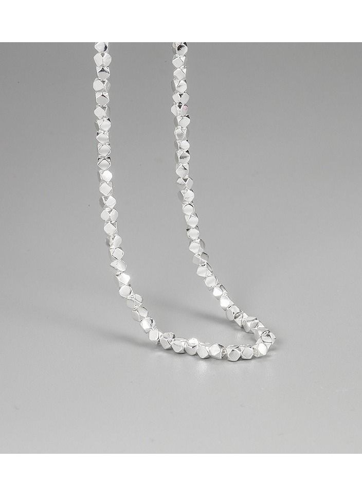 NIBEMINENT S925 sterling silver necklace INS style clavicle chain  - Image 4