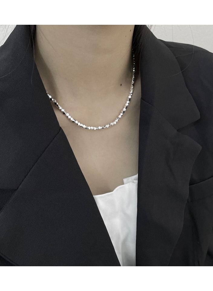 NIBEMINENT S925 sterling silver necklace INS style clavicle chain  - Image 2