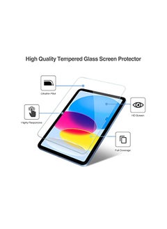 Procases 1 Pack iPad 10.9 10th Generation 2022 Screen Protector A2696/A2757/A2777, Tempered Glass Screen Film Guard for iPad 10th Gen 10.9" 2022 Release -Clear  - Image 4