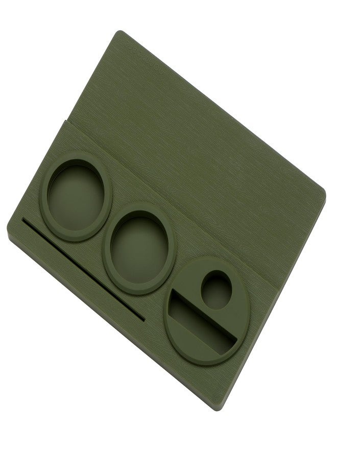 Normcore Espresso Tamping Mat, Silicone Tamper Mat, Espresso Accessories Tool for Baristas, Food Grade Non-Slip Silicone, 9.5 Inch x 7.5 Inch, Dark Green - Image 4