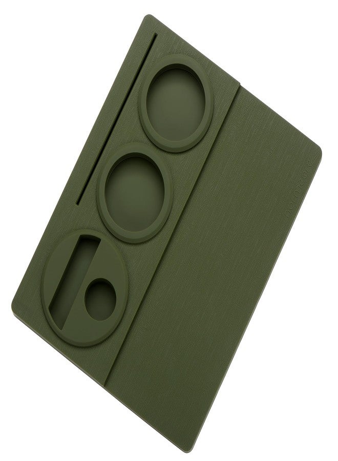 Normcore Espresso Tamping Mat, Silicone Tamper Mat, Espresso Accessories Tool for Baristas, Food Grade Non-Slip Silicone, 9.5 Inch x 7.5 Inch, Dark Green - Image 3