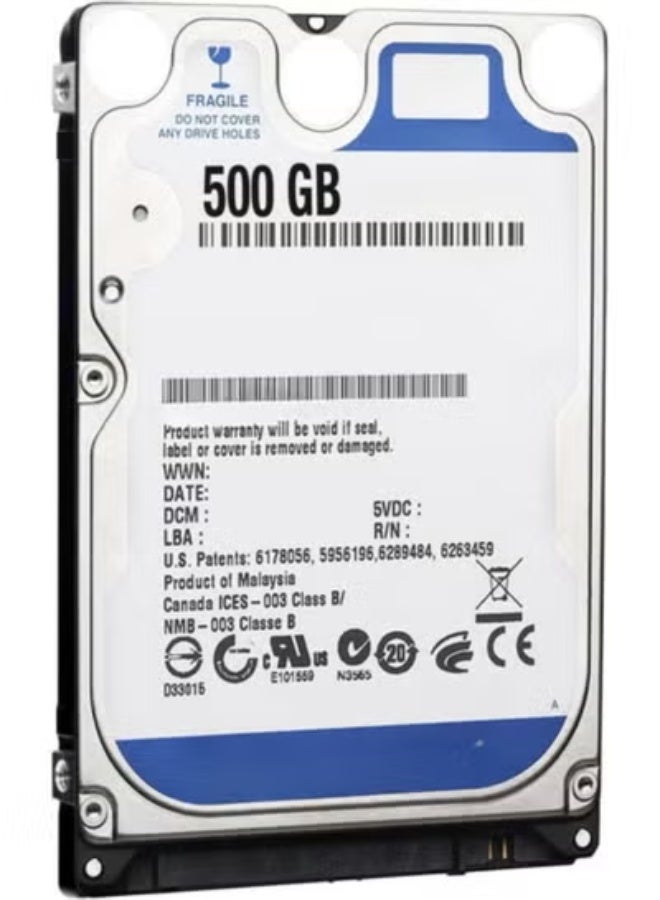 500GB Internal Laptop Hard Drive – Reliable and High-Performance Storage