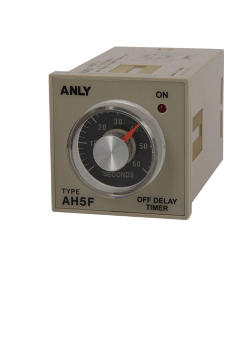 ANLY Off Delay Relay Timer 8 Pin 2C Analogue 220VAC AH5F-2  - Image 3