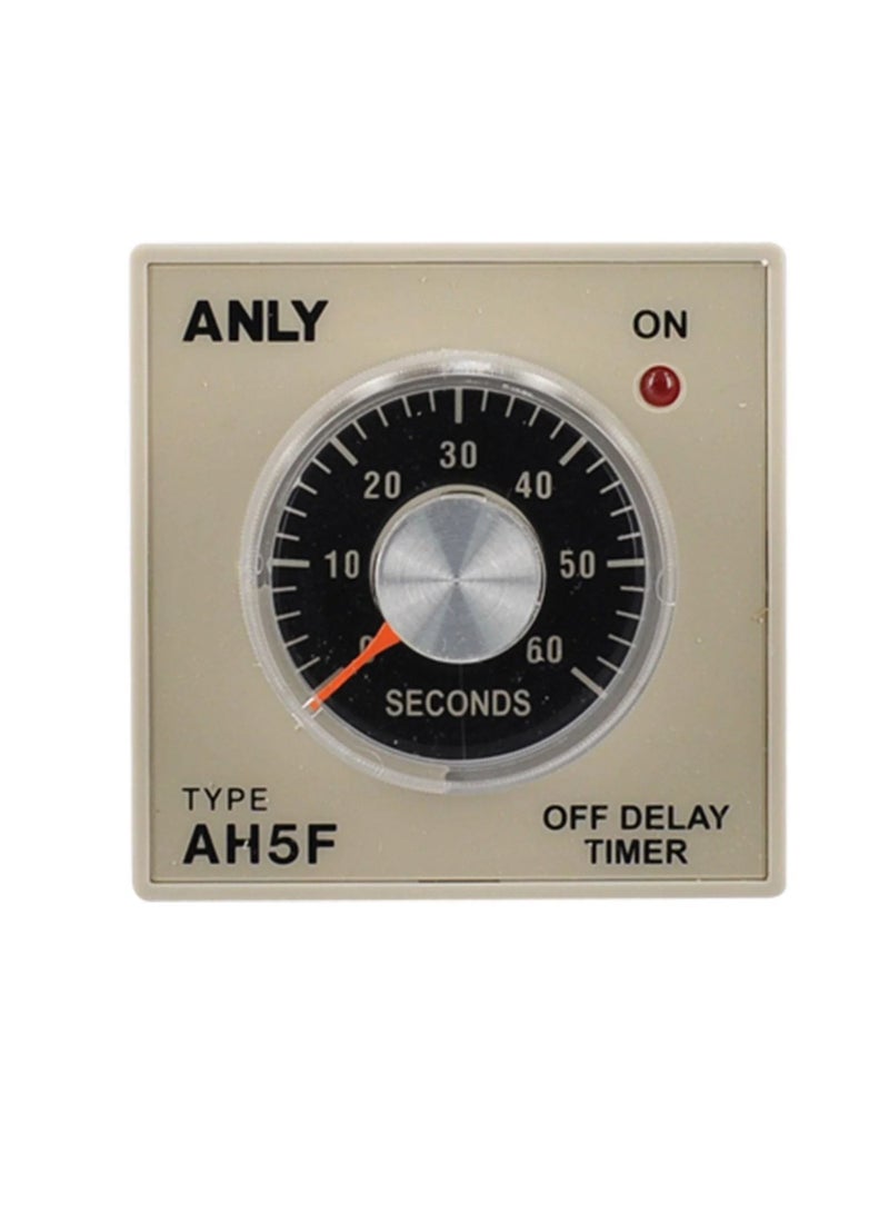 ANLY Off Delay Relay Timer 8 Pin 2C Analogue 220VAC AH5F-2  - Image 1