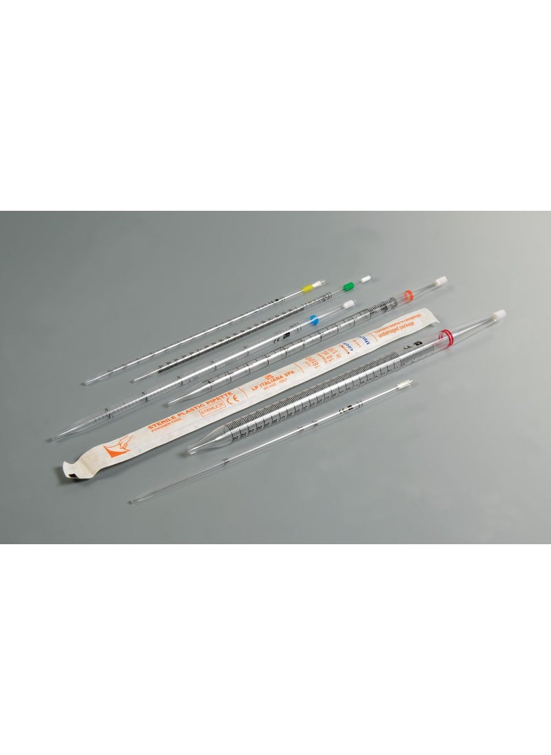 LP Italiana Serological Pipette Plastic Disposable Pyrogen Free 1 ml 25 Pieces in a Bag of 25 