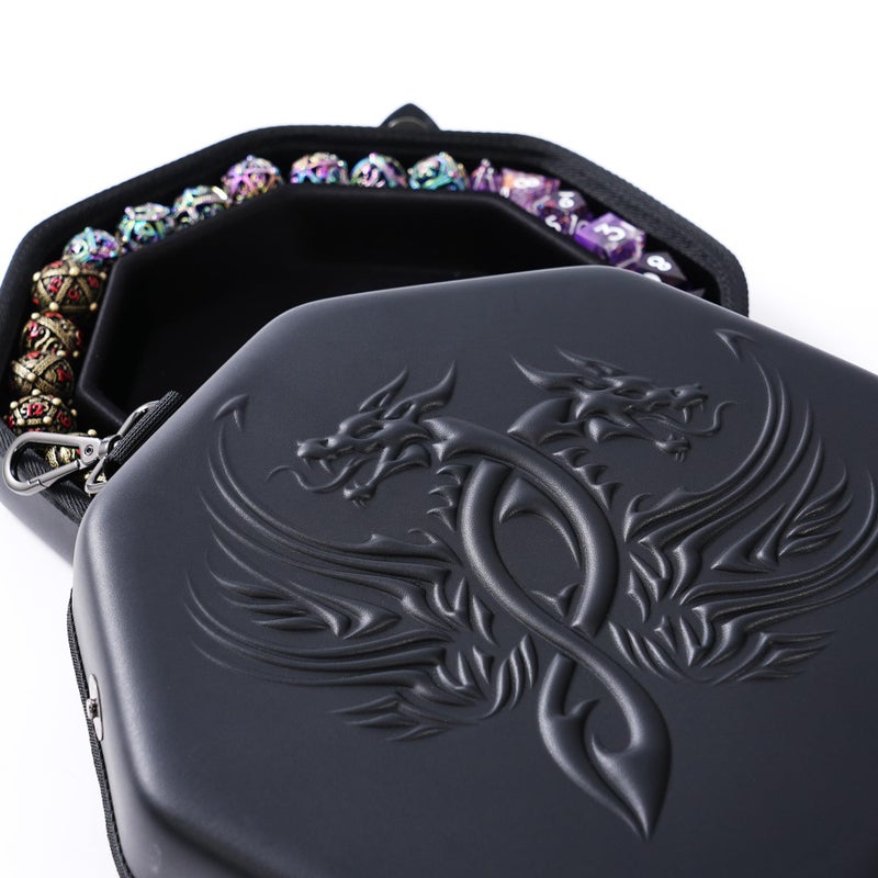 Soar Forge Dice Tray for DND and RPG Beautiful Twin Dragon Design Perfect Rolling Tray to Protect Your Dice for DD Compatible with Dungeons and Dragons and Other RPG - Image 4
