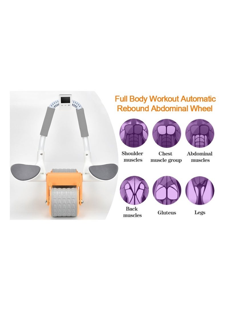 Generic Automatic Rebound Ab Abdominal Exercise Roller Wheel,Exercise Roller Wheel with Dual Elbow Support and Timer,Abs Roller Wheel Core Exercise Equipment.  - Image 4