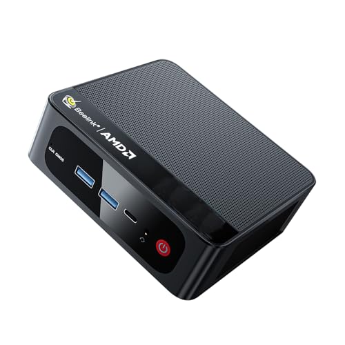 Beelink SER5 PRO Mini Desktop PC with AMD Ryzen 5 5625U 6C/12T, 16GB DDR4 480G NVMe M.2 SSD, Dual Display Output, WiFi 6, 2.5G LAN BT 5.2 W-11 PRO Mini Computer - Image 1