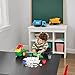 FIVEDAOGANG Small Friction Powered Garbage Truck Toys Set Includes Front Load Dumpster 4 Trash Bins and Trash Learning Cards for Kids - Image 4