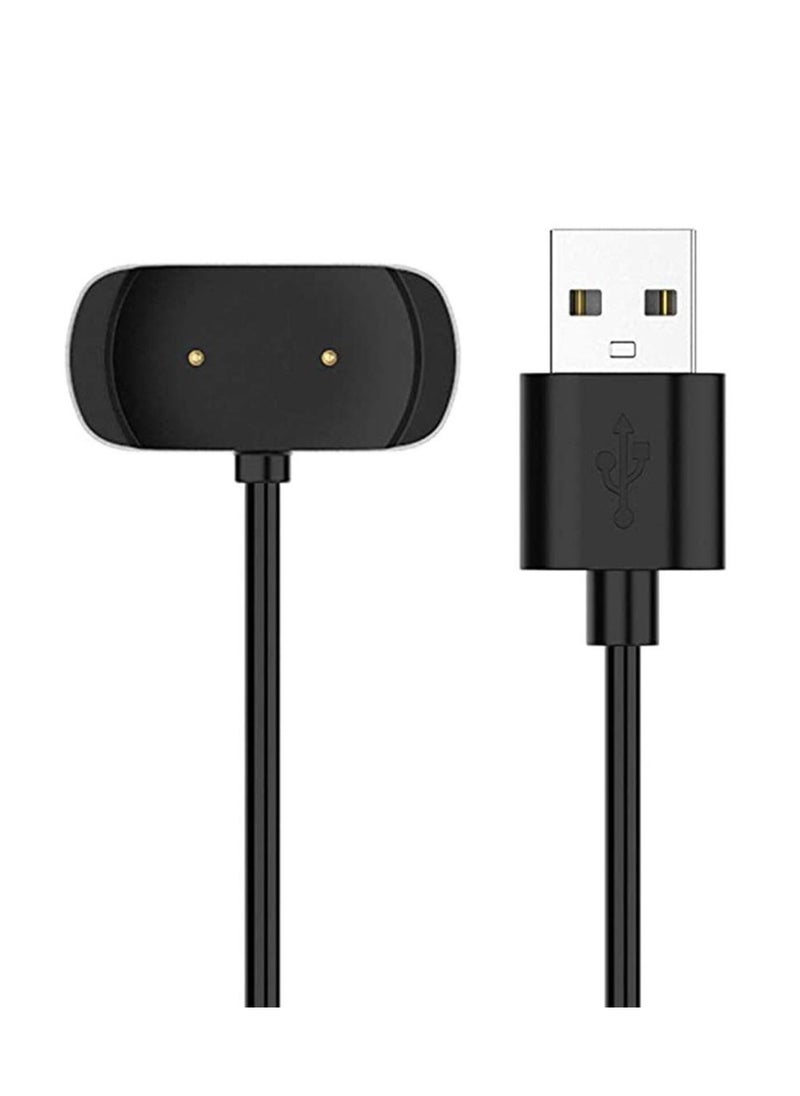 Generic Charger Cable for Amazfit Bip 5/ Bip5 Unity/ Bip 3/ Bip U/ T-Rex Pro/ GTS 4 Mini/ GTS 2/ GTS 2 Mini/ GTS 2e Active/ USB Charging Cable Dock Cord 3.3ft Smartwatch Accessories  - Image 1