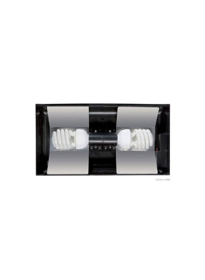 Exo Terra Compact Incandescent Fixture for PT2605/PT2607 - 45 cm,Black - Image 1