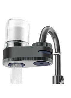 Cool Baby COOLBABY 7-Stage Sink Faucet Water Filter - Faucet Mounted Purification System with 2 Replaceable Filters - Removes Odors Pollutants and Impurities - Clear Design  - Image 1