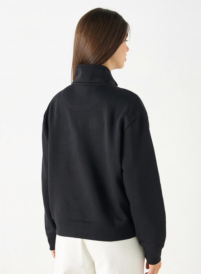 لي كوبر سويت شيرت بطبعات وأكمام طويلة وجيوب من لي كوبر - Image 3