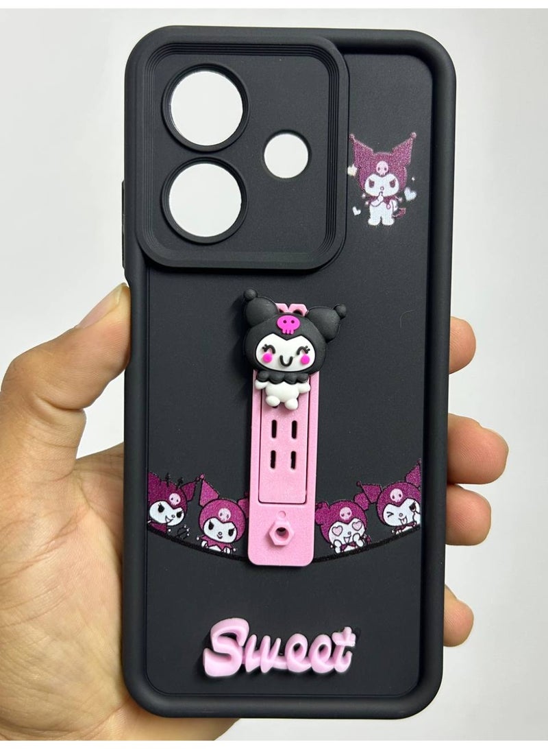 New cartoon design back cover with the word "Sweet" on it, compatible with Oppo A3 - A3X phones - Image 2