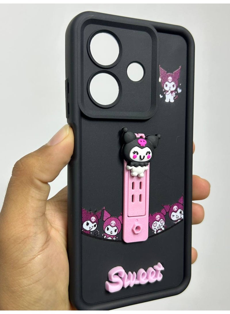 New cartoon design back cover with the word "Sweet" on it, compatible with Oppo A3 - A3X phones - Image 3