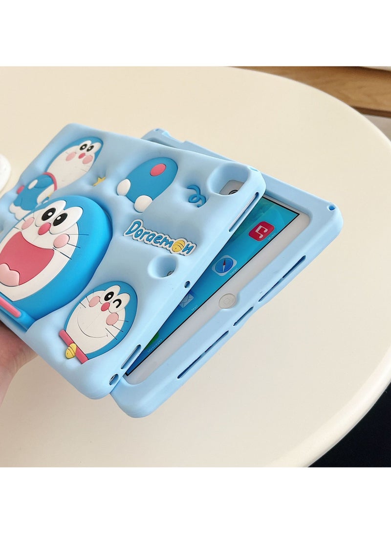 عام “حافظة قوية مضادة للصدمات لجهاز آيباد الجيل التاسع/الجيل الثامن/الجيل السابع مقاس 10.2 بوصة، مع حامل، للأطفال” - Image 5