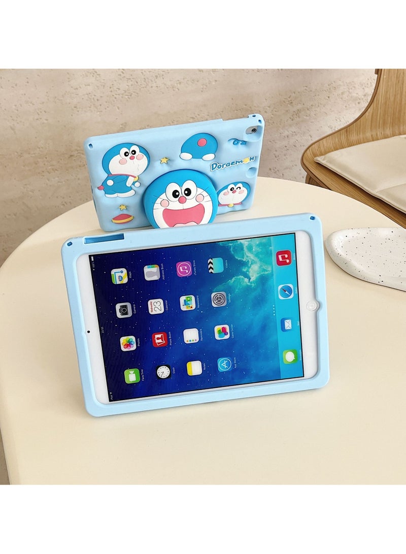 عام “حافظة قوية مضادة للصدمات لجهاز آيباد الجيل التاسع/الجيل الثامن/الجيل السابع مقاس 10.2 بوصة، مع حامل، للأطفال” - Image 4