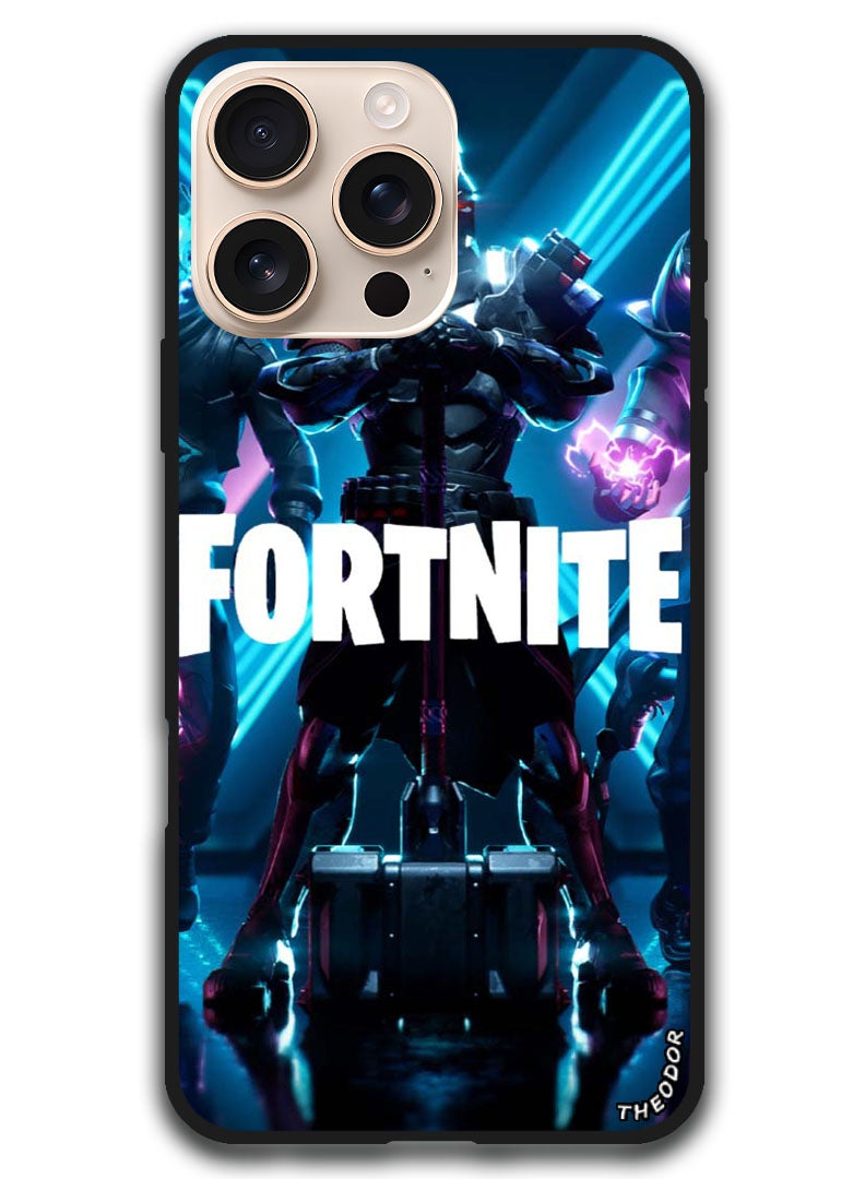 Theodor Protective Case Anti Scratch Shock Proof Bumper Cover For iPhone 16 Pro (6.3)-inch Fortnite 1 - Image 1