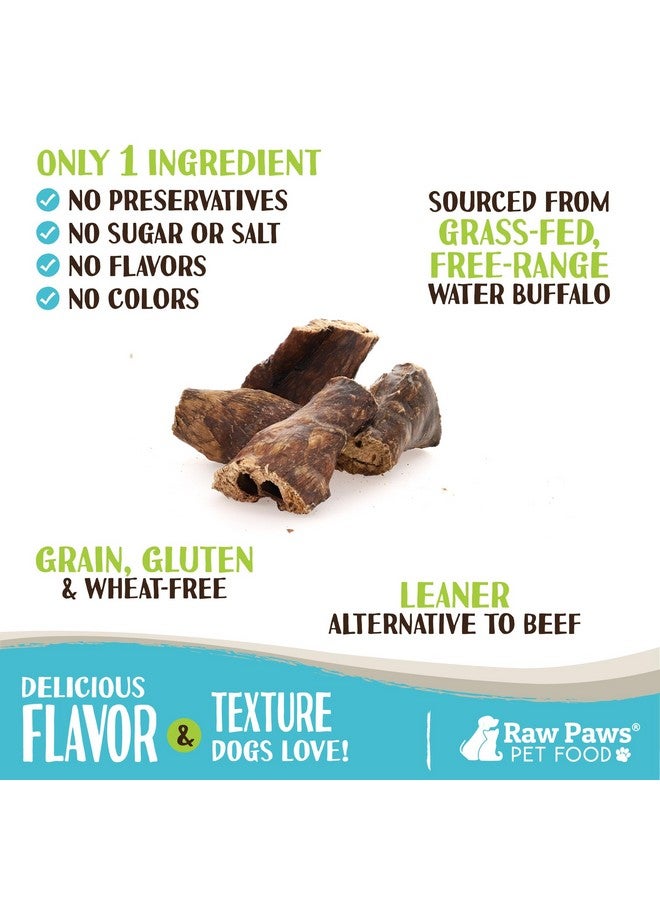 Raw Paws Water Buffalo Lung Treats for Dogs (16-Ounce) - Packed in USA - Free Range Buffalo Lung for Dogs - Water Buffalo Raised Without Antibiotics or Added Hormones - Dried Lung Steak Dog Treats - Image 2