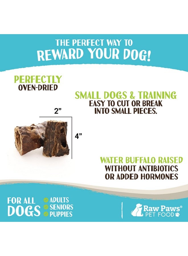 Raw Paws Water Buffalo Lung Treats for Dogs (16-Ounce) - Packed in USA - Free Range Buffalo Lung for Dogs - Water Buffalo Raised Without Antibiotics or Added Hormones - Dried Lung Steak Dog Treats - Image 4