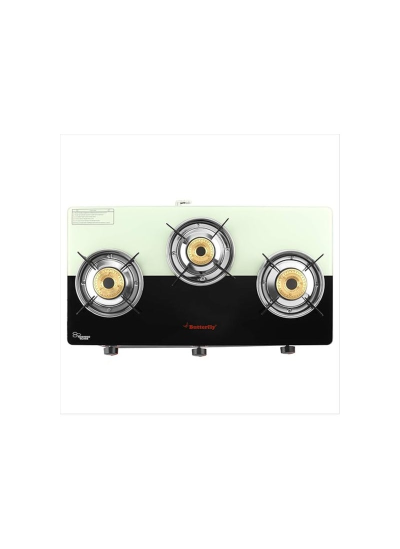 Butterfly Smart Plus Glass 3 Burner Gas Stove, Black & White (Manual Ignition) - pzsku/ZB38A4682CAB5249AD02DZ/45/_/1733131859/02cdd14b-13a7-4df9-aeaa-7ab4a7810434