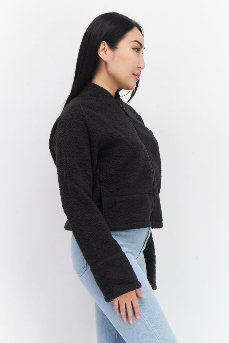 PUMA Women Sportswear Fit Long Sleeve Outdoor Sweater, Black - Image 3