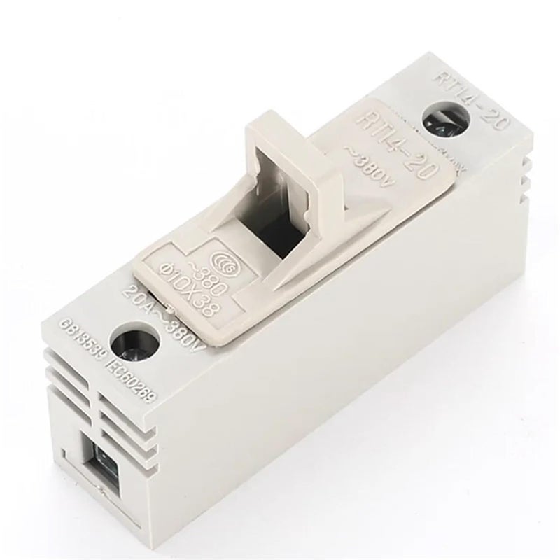RT18 16 19 20A 380V قاعدة فيوز أنبوب السيراميك 10x38mm فيوز 2A 20 قطعة - Image 5