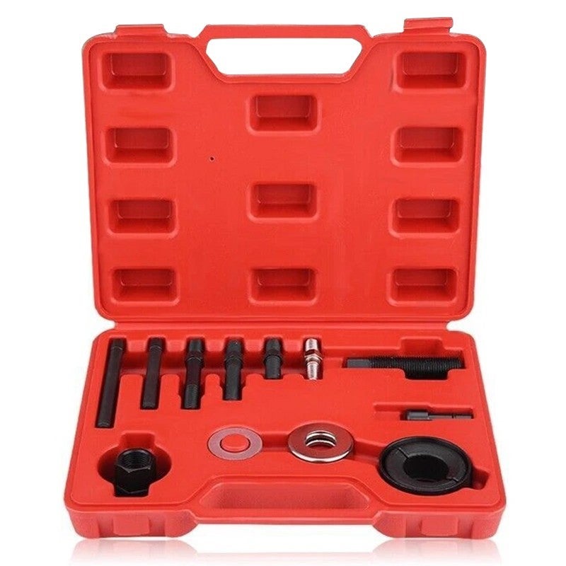 WYT 12Pc Pulley Puller Remover & Installer Kit Power Steering Pump Alternator-Pulley - Image 1