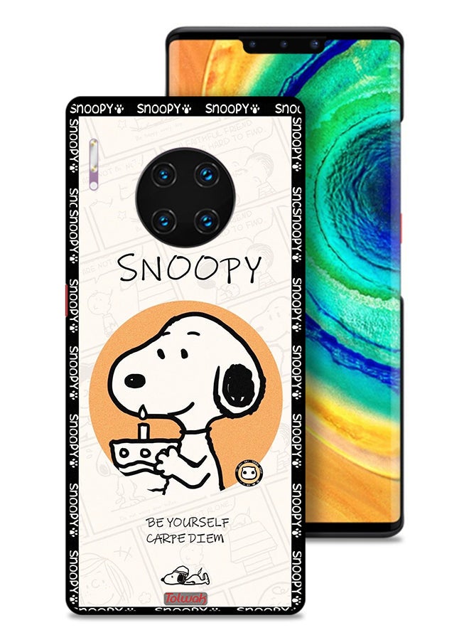 Tolwak Huawei Mate 30 Pro 4G Protective Case Cover Snoopy Be Yourself - Image 1