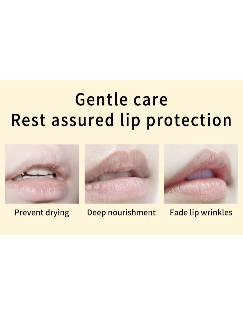 JOLLY JOJO 4 Colors Lip Balm Moisturizing Hydrating Lip Balm, For Dry Cracked Lips, Day Or Night Hydrating Lip Mask, Ultra-Nourishing Lip Care Moisturizer For Soft, Smooth And Supple Lips,4 PCS - Image 4